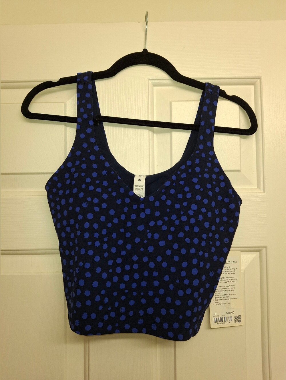 Lululemon Size 10 Align Tank With Polka Dots Brand New With Tag